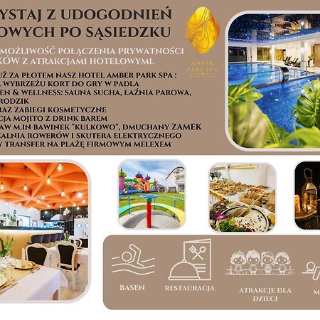 Olivina Park Spa - Domki Z Dostepem Do Krytego Basenu, Saun, Wyzywienia I Atrakcji Dla Dzieci Niechorze Esterno foto